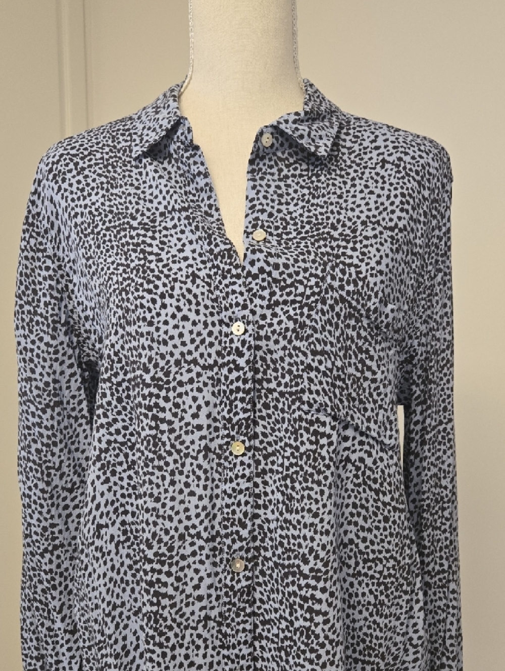 Rails Anna Button-down Shirt In Blue Lynx - Picture 3 of 11